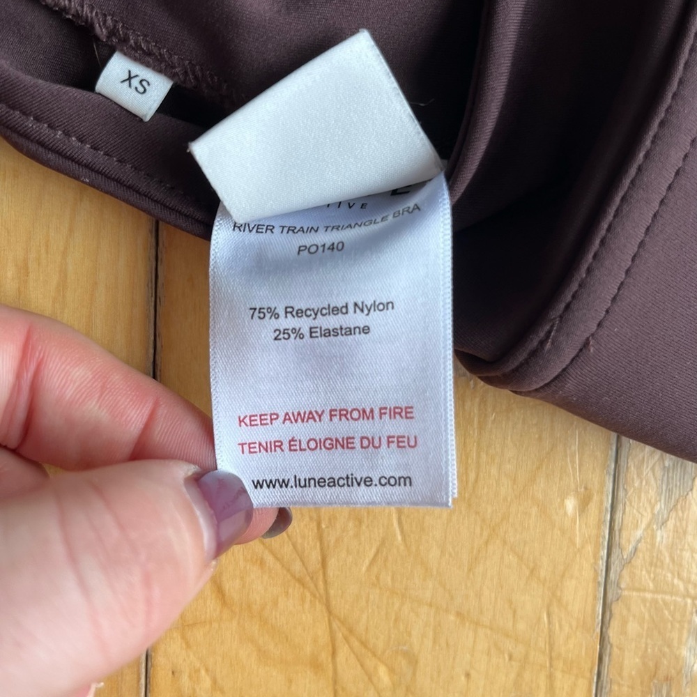 Lune Active Felice Purple Maroon Sport Bra Size XS - Picture 5 of 5
